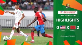 Qualificação CAN: Libéria 0 - 2 Marrocos (2023)