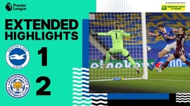 Premier League: Brighton 1 - 2 Leicester (2020-2021)