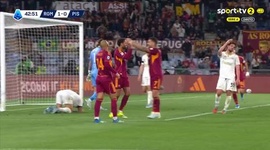 Serie A: Roma vs Pisa, Golo 2-0 D. Malen (2025-2026)