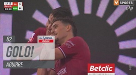 Liga Portugal Betclic: Gil Vicente vs CF Estrela Amadora, Golo 3-0 Aguirre (2024-2025)