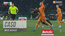 Liga Portugal Betclic: Sporting vs Boavista, Caso Maxi Araújo, 9' (2024-2025)