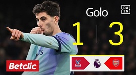 Premier League: Crystal Palace vs Arsenal, Golo 1-3 Gabriel Jesus (2024-2025)