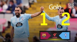 La Liga: Barcelona vs Celta de Vigo, Golo 1-2 Borja Iglesias (2024-2025)