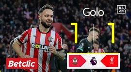 Premier League: Southampton vs Liverpool, Golo 1-1 Armstrong (2024-2025)