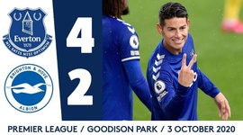 Premier League: Everton 4 - 2 Brighton (2020-2021)