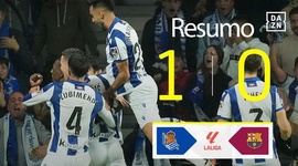 La Liga: Real Sociedad 1 - 0 Barcelona (2024-2025)