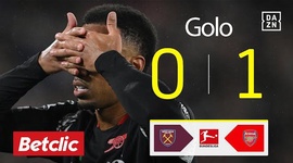 Premier League: West Ham vs Arsenal, Golo 0-1 Gabriel Magalhães (2024-2025)