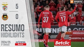 Liga Portugal Betclic: Benfica 5 - 0 Rio Ave (2024-2025)