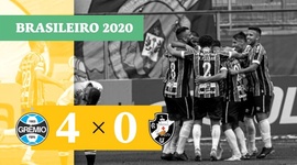 Brasileirão: Grêmio 4 - 0 Vasco (2020)