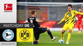 Bundesliga: Bielefeld 0 - 2 Dortmund (2020-2021)