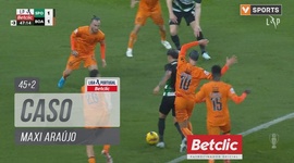 Liga Portugal Betclic: Sporting vs Boavista, Caso Maxi Araújo, 47' (2024-2025)