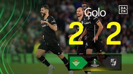 Liga Conferência Europa: Bétis vs V. Guimarães, Golo 2-2 Nélson Oliveira (2024-2025)