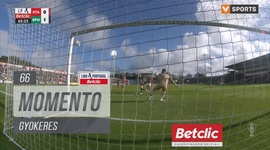 Liga Portugal Betclic: Santa Clara vs Sporting, Jogada Gyokeres, 66' (2024-2025)
