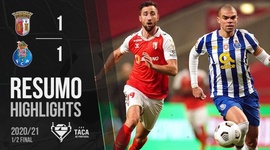 Taça de Portugal Placard: Sp. Braga 1 - 1 FC Porto (2020-2021)