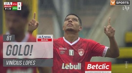 Liga Portugal Betclic: Santa Clara vs CF Estrela Amadora, Golo 1-0 Vinícius Lopes (2024-2025)