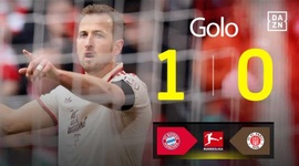 Bundesliga: Bayern München vs FC St. Pauli, Golo 1-0 Harry Kane (2024-2025)