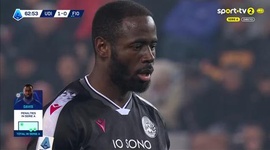 Serie A: Udinese vs Fiorentina, Golo 2-0 K. Davis (g.p.) (2025-2026)