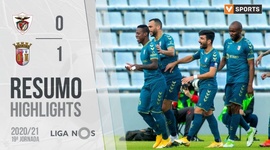 Liga NOS: Santa Clara 0-1 Sp. Braga (2020-2021)