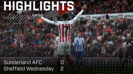 Championship: Sunderland 0 - 2 Sheffield Wed (2023-2024)