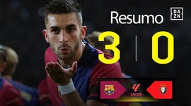 La Liga: Barcelona 3 - 0 Osasuna (2024-2025)