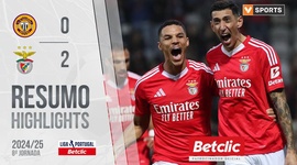 Liga Portugal Betclic: Nacional 0 - 2 Benfica (2024-2025)