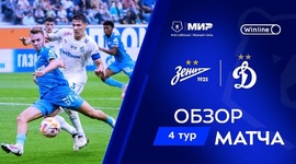 Premier Liga: Zenit 1 - 0 Dynamo (2024-2025)