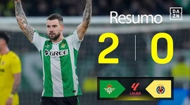 La Liga: Bétis 2 - 0 Villarreal (2025-2026)