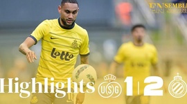 Eerste klasse A: Union St. Gilloise 1 - 2 Club Brugge (2023-2024)