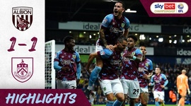 Championship: WBA 1 - 1 Burnley (2022-2023)