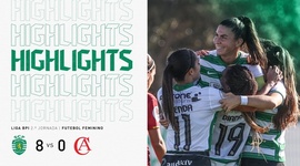 Liga de Futebol Feminino BPI: Sporting 8 - 0 Clube Albergaria (2021-2022)