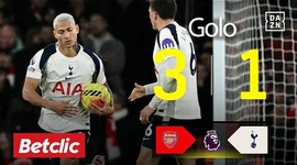 Premier League: Arsenal vs Tottenham, Golo 3-1 Richarlison (2025-2026)