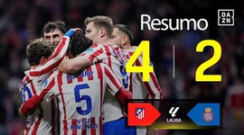 La Liga: Atlético Madrid 4 - 2 Espanyol (2025-2026)