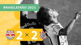 Brasileirão: RB Bragantino 2 - 2 Corinthians (2021)
