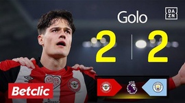 Premier League: Brentford vs Man City, Golo 2-2 Nørgaard (2024-2025)