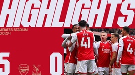 Premier League: Arsenal 5 - 0 Crystal Palace (2023-2024)