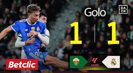 La Liga: Elche vs Real Madrid, Golo 1-1 Huijsen (2025-2026)