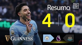 Premier League: Man City 4 - 0 Newcastle (2024-2025)