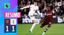 Premier League: West Ham 1 - 1 Tottenham (2023-2024)