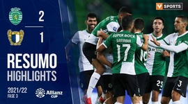 Allianz Cup: Sporting 2 - 1 Famalicão (2021-2022)