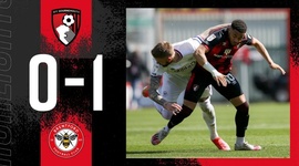 Championship: AFC Bournemouth 0 - 1 Brentford (2020-2021)