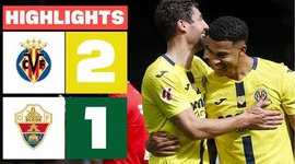 La Liga: Villarreal 2 - 1 Elche (2025-2026)