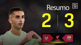 La Liga: Levante 2 - 3 Barcelona (2025-2026)