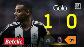 Premier League: Newcastle vs Wolves, Golo 1-0 Isak (2024-2025)