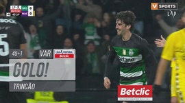 Liga Portugal Betclic: Sporting vs Nacional, Golo 1-0 Trincão (VAR) (2024-2025)