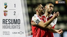 Liga NOS: Farense 1 - 2 Sp. Braga (2020-2021)