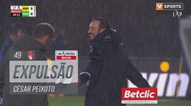 Liga Portugal Betclic: Arouca vs Moreirense, Expulsão César Peixoto, 49' (2024-2025)