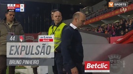 Liga Portugal Betclic: Gil Vicente vs FC Porto, Expulsão Bruno Pinheiro, 44' (2024-2025)
