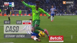 Liga Portugal Betclic: FC Porto vs Sporting, Caso Geovany Quenda (VAR), 95' (2024-2025)