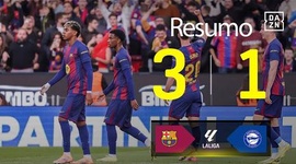 La Liga: Barcelona 3 - 1 Alavés (2025-2026)