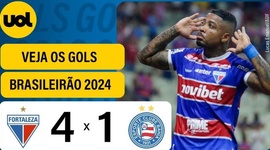 Brasileirão: Fortaleza 4 - 1 Bahia (2024)